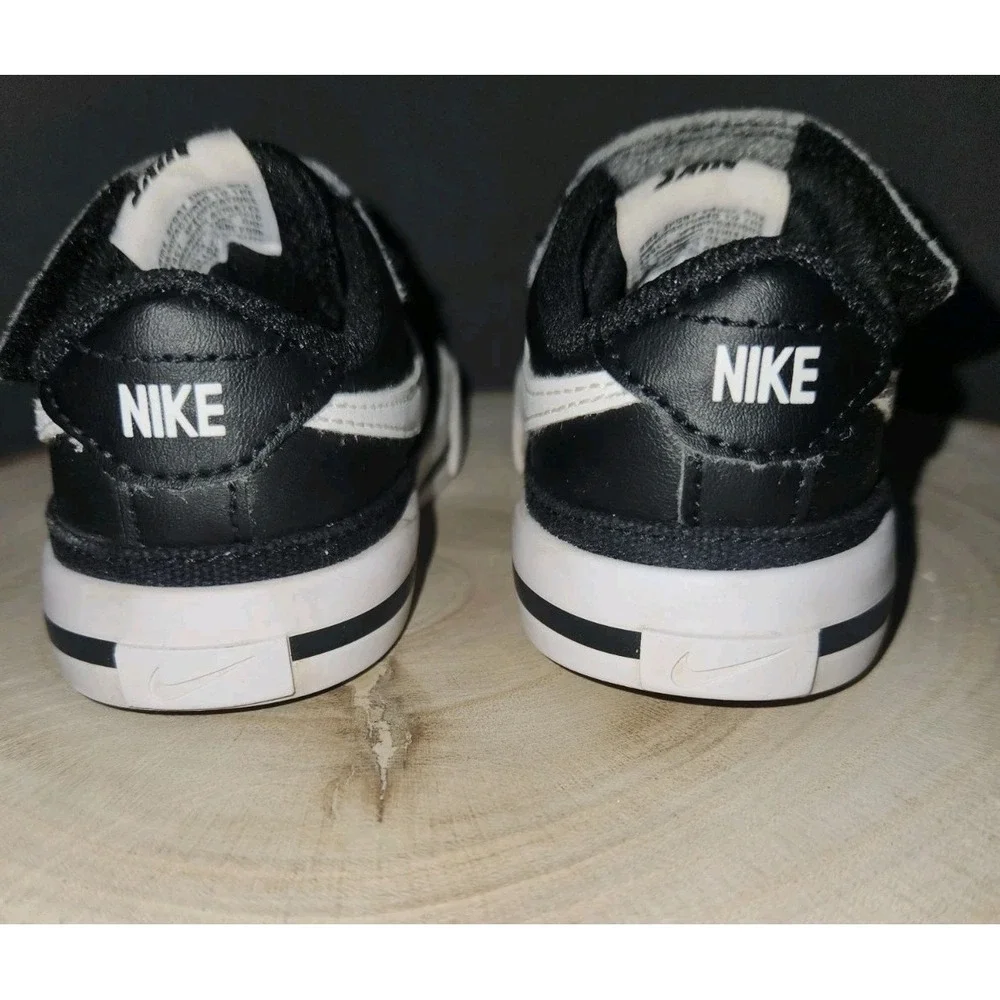 Nike Kids DA5382‎ 002 Court Legacy Black Slip On Low Top Sneaker Size 6C